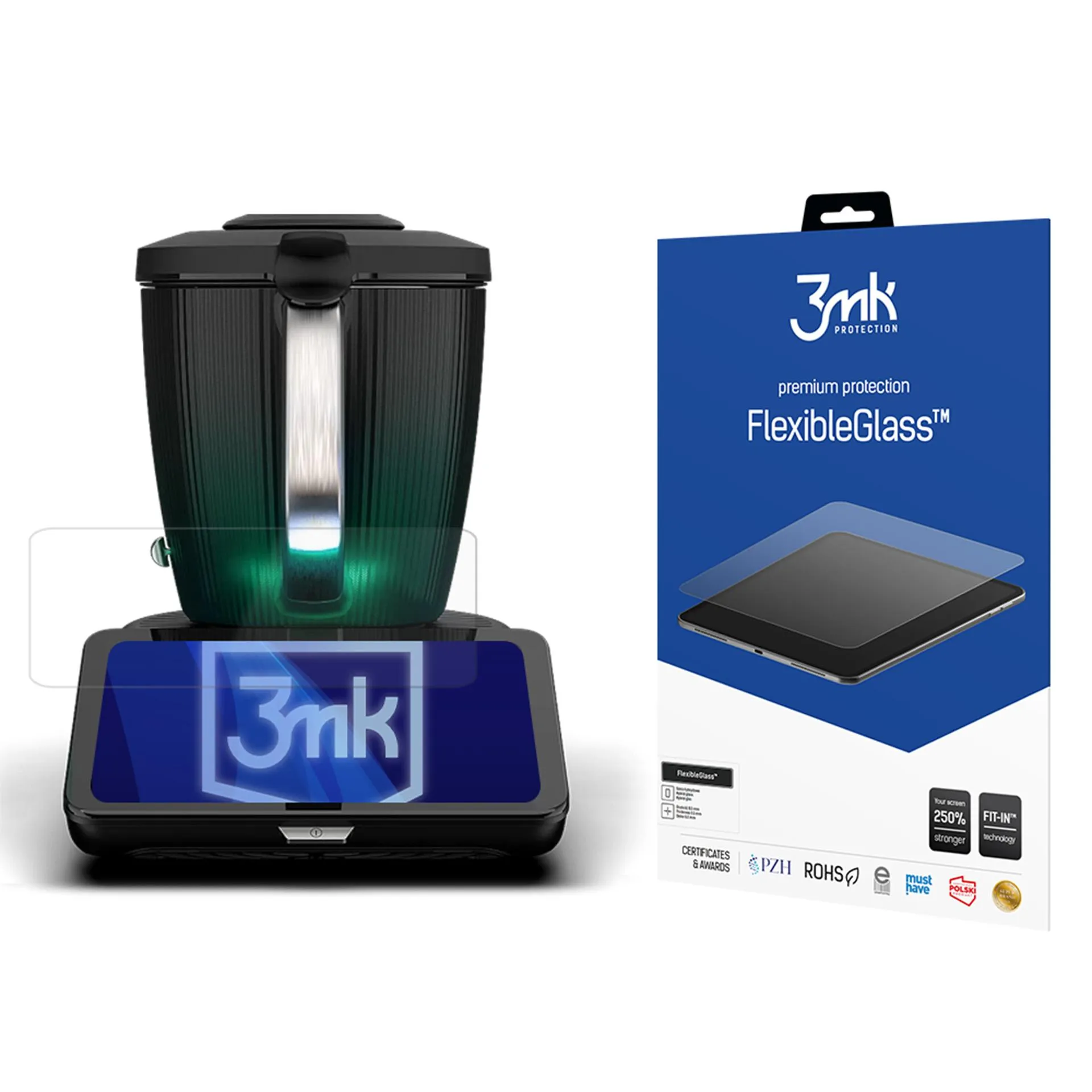 Nerozbitné hybridní sklo na Thermomix TM7 - 3mk FlexibleGlass