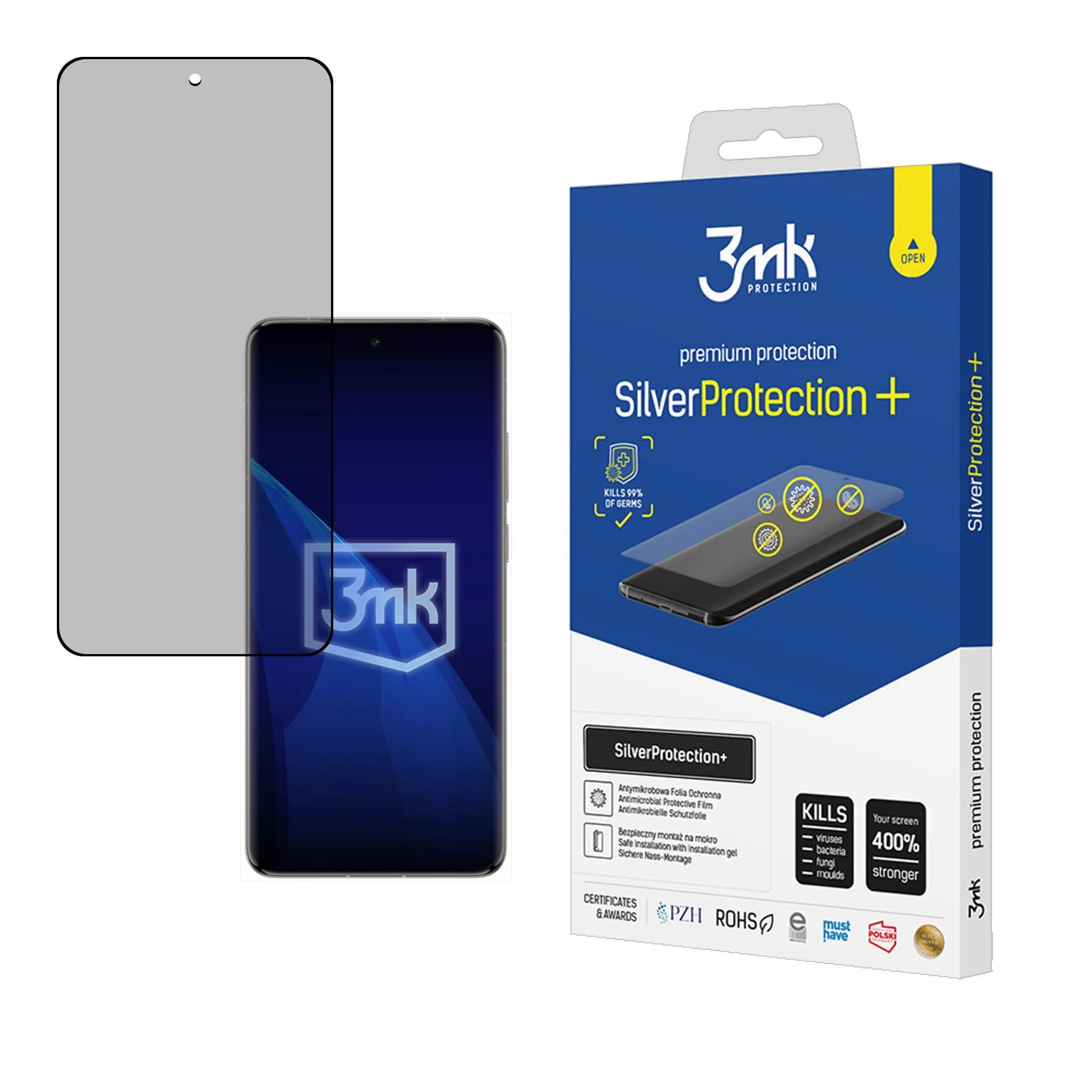 Antinárazová ochranná fólie na Vivo X200 Pro - 3mk SilverProtection+