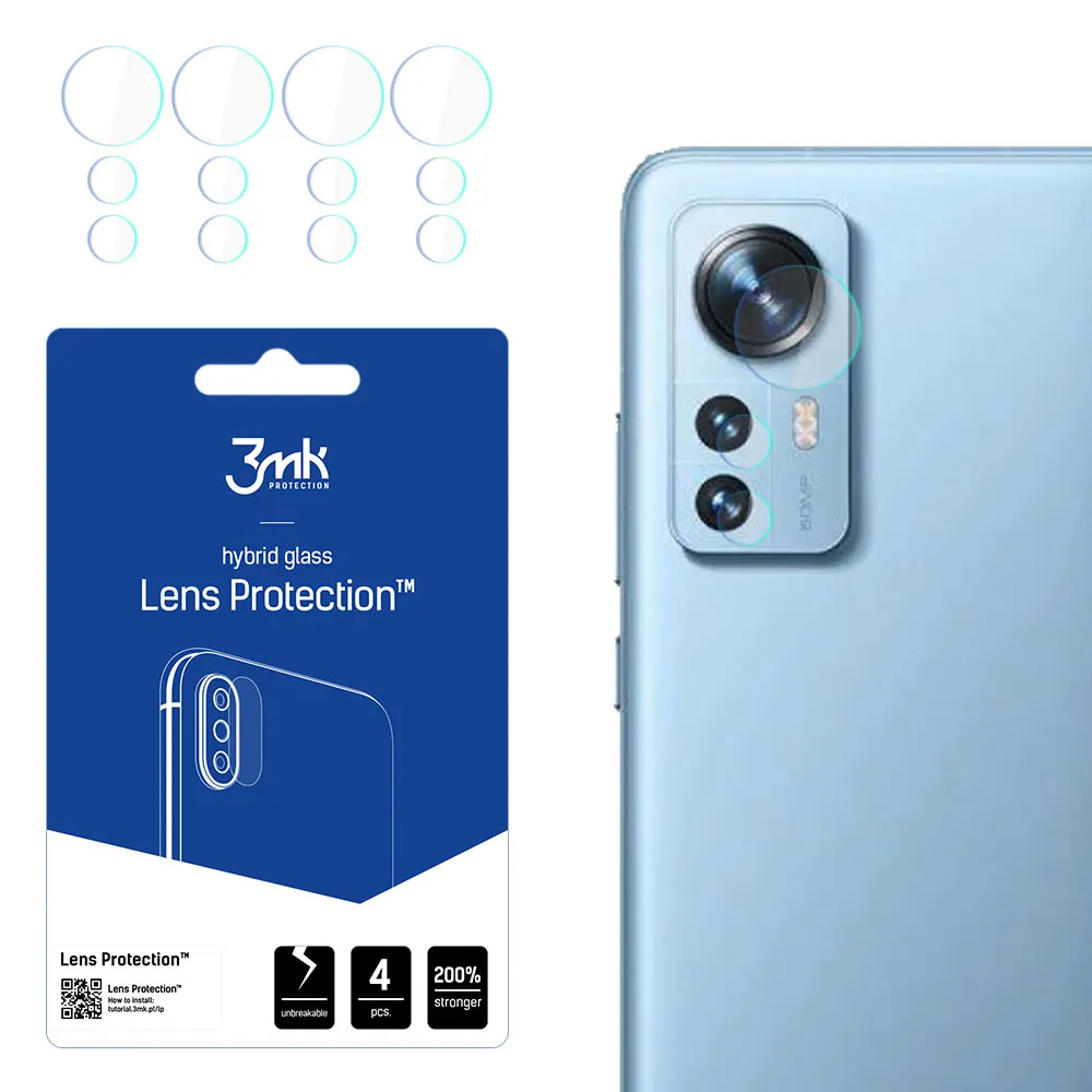 Sklo na objektiv fotoaparátu pro Xiaomi 12/12X - 3mk Lens Protection