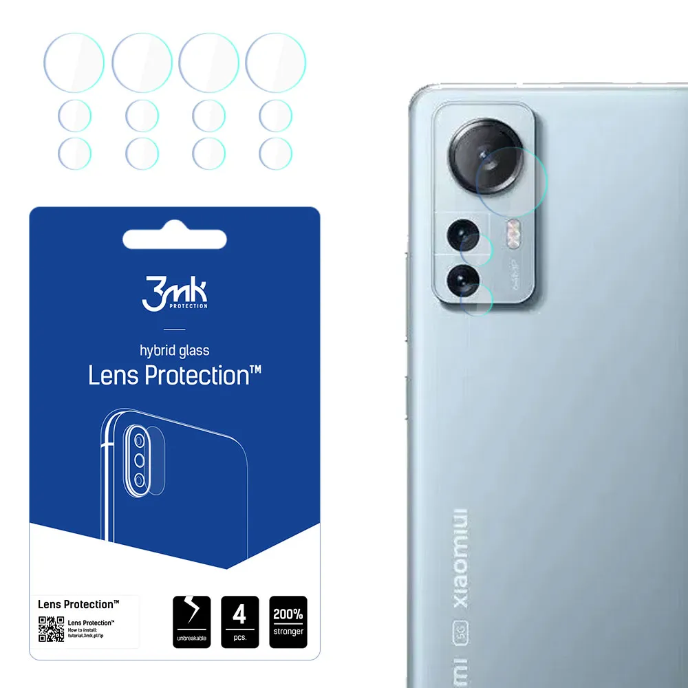 Sklo na objektiv fotoaparátu pro Xiaomi 12 Lite - 3mk Lens Protection