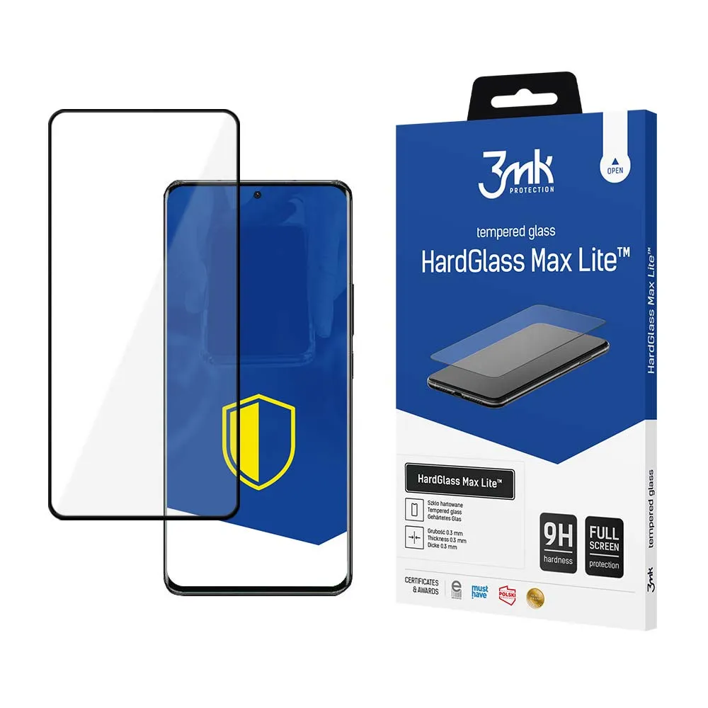Tvrzené sklo na Xiaomi 13 - 3mk HardGlass Max Lite