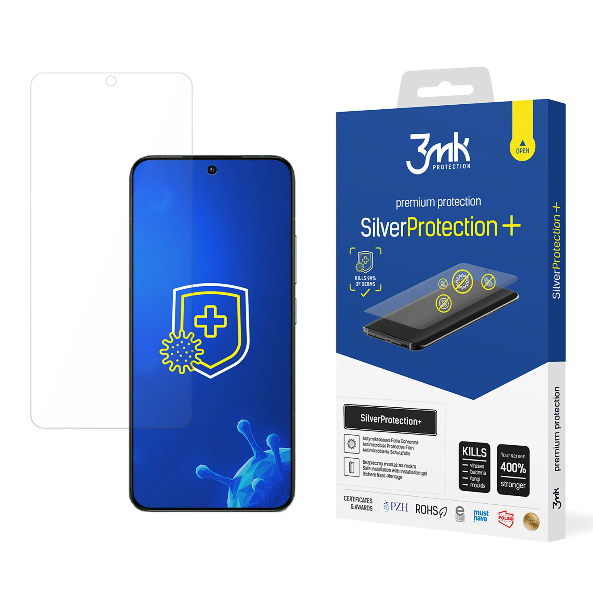 Antinárazová ochranná fólie na Xiaomi 14 Pro - 3mk SilverProtection+