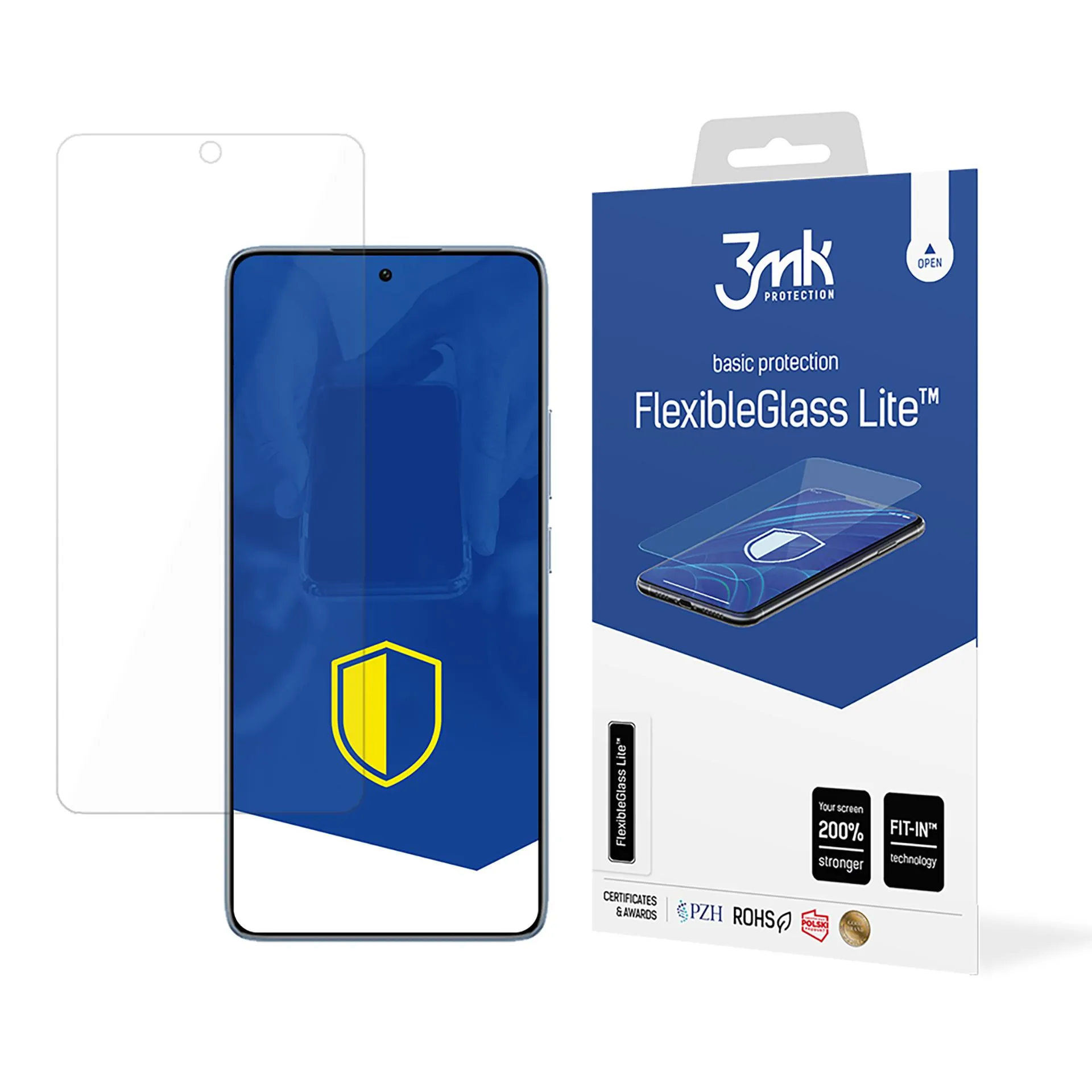 Nerozbitné hybridní sklo na Xiaomi 14T / 14T Pro - 3mk FlexibleGlass Lite