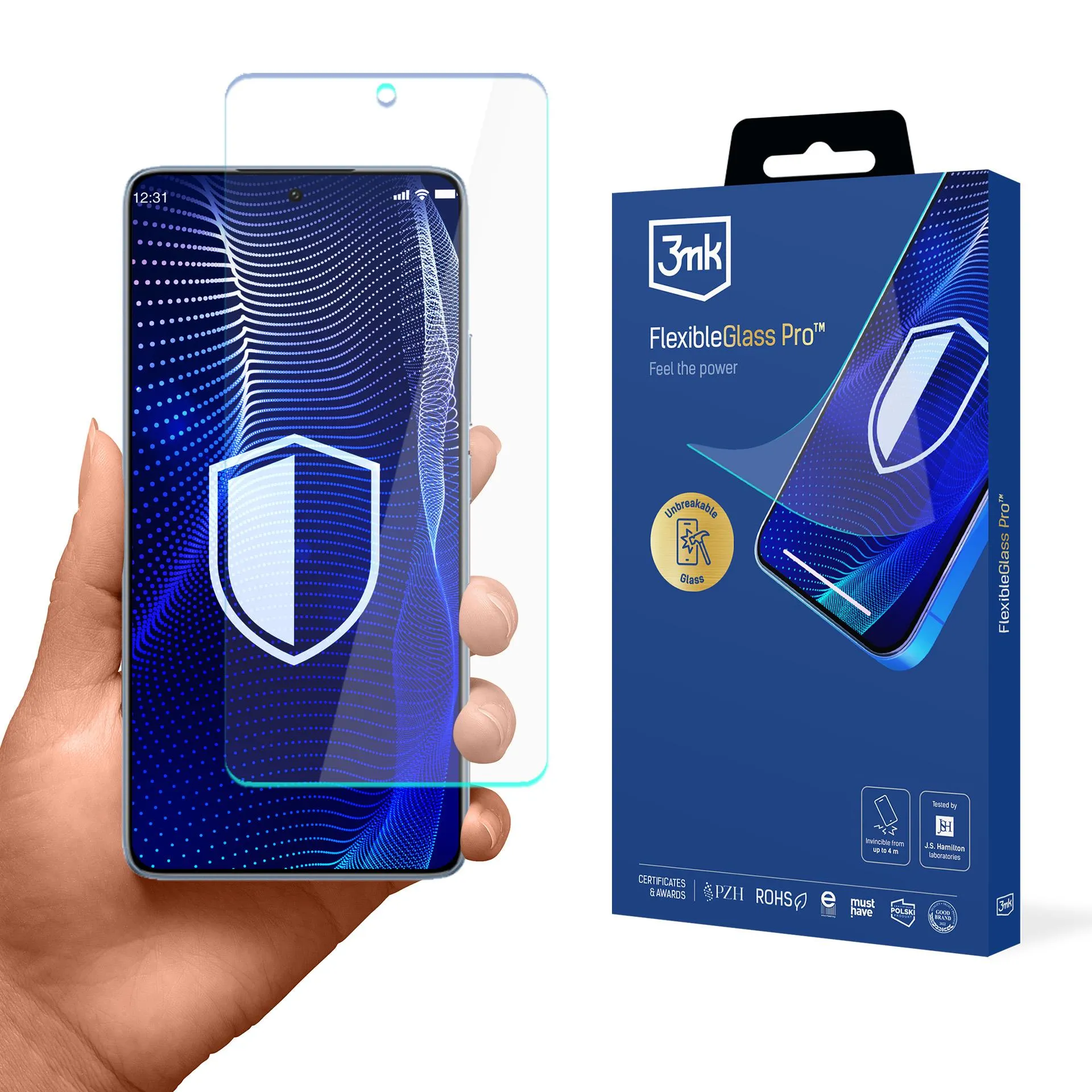 Nerozbitné sklo na Xiaomi 14T / 14T Pro - 3mk FlexibleGlass Pro
