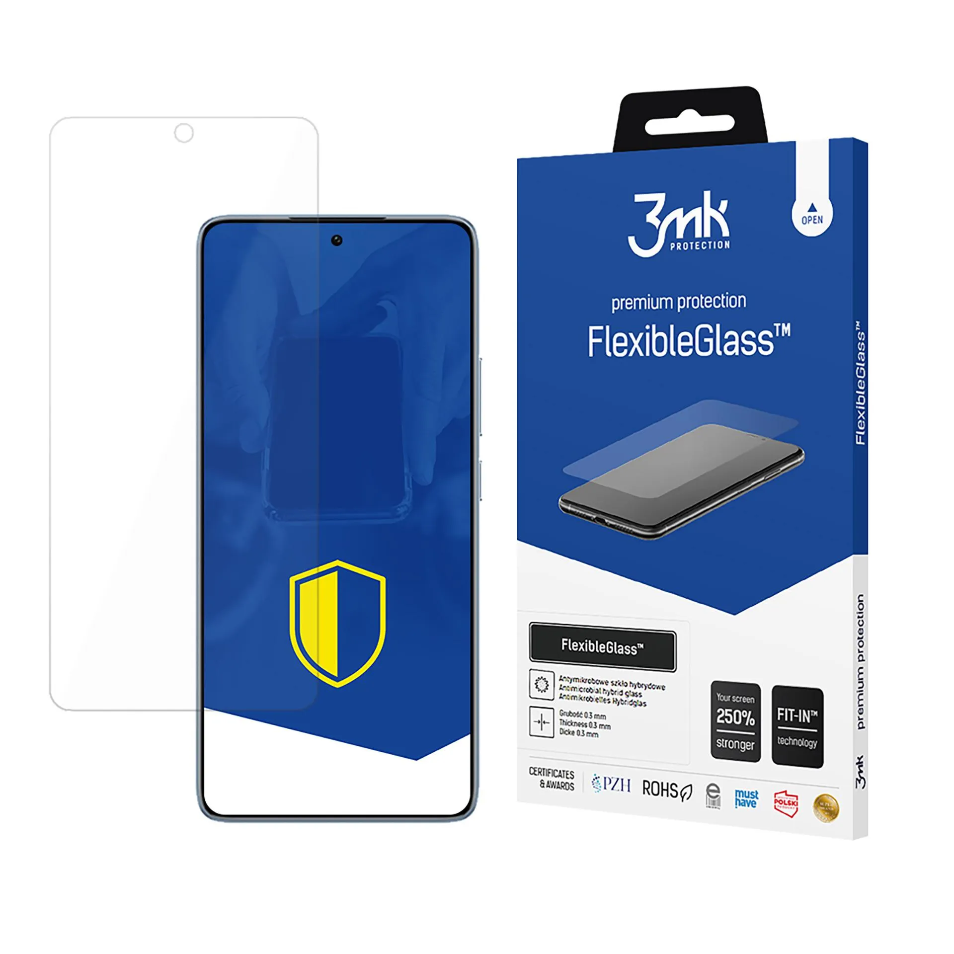 Hybridní nerozbitné sklo na Xiaomi 14T / 14T Pro - 3mk FlexibleGlass™