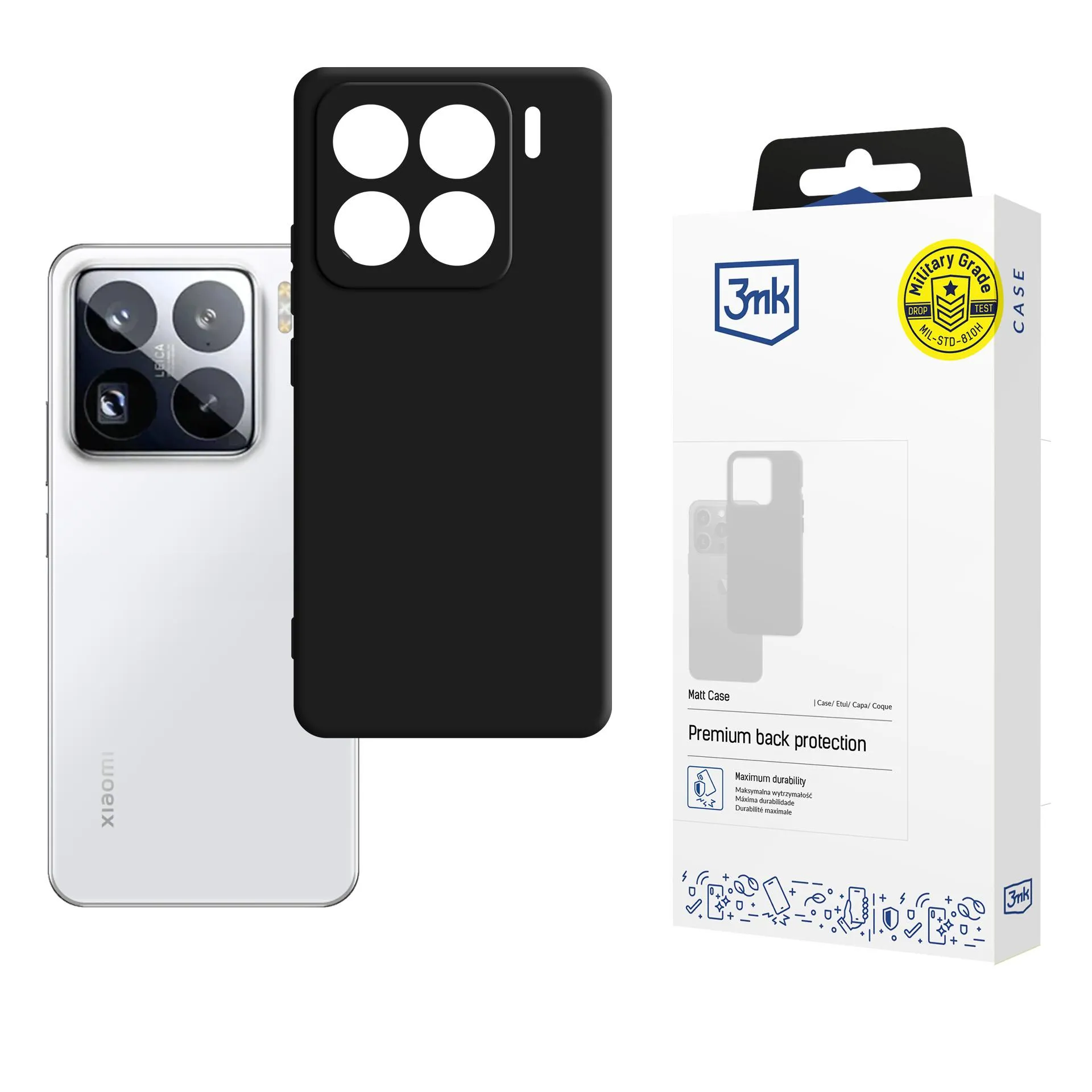 Pouzdro na Xiaomi 15 Pro - 3mk Matt Case Černá