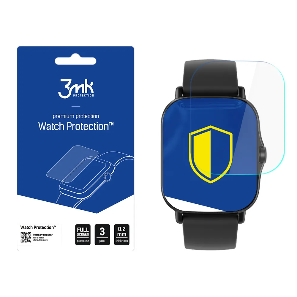 Ochranná fólie na displej chytrých hodinek Xiaomi Amazfit GTS 2/2e - 3mk Watch Protection