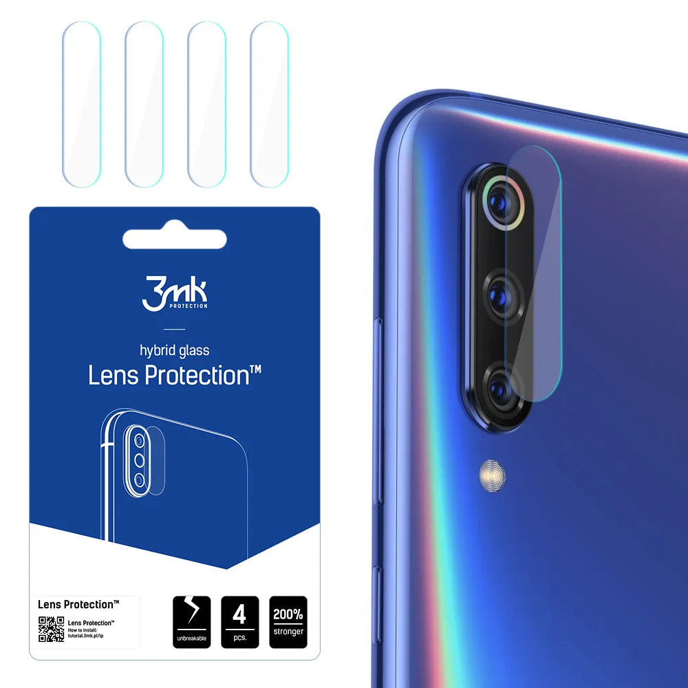 Sklo na objektiv fotoaparátu pro Xiaomi Mi 9T - 3mk Lens Protection