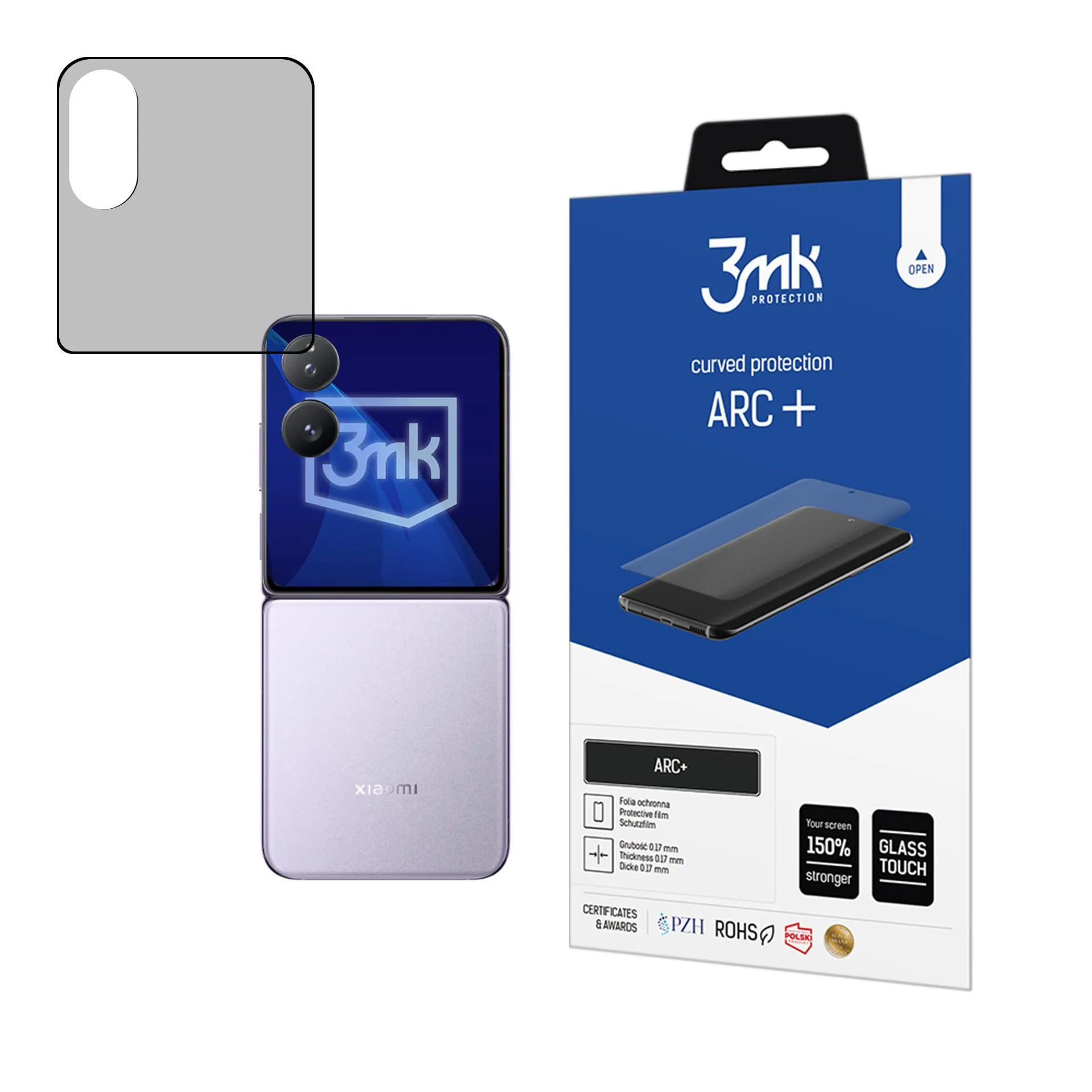 Ochranná fólie na Xiaomi Mix Flip (front) - 3mk ARC+