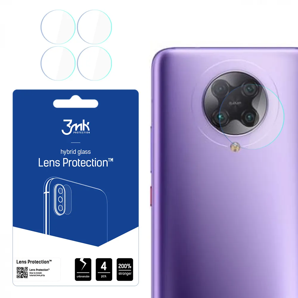Sklo na objektiv fotoaparátu pro Xiaomi POCO F2 Pro 5G - 3mk Lens Protection