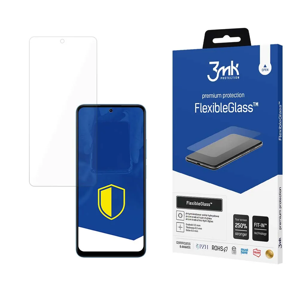 Hybridní nerozbitné sklo na Xiaomi Redmi 12 - 3mk FlexibleGlass™