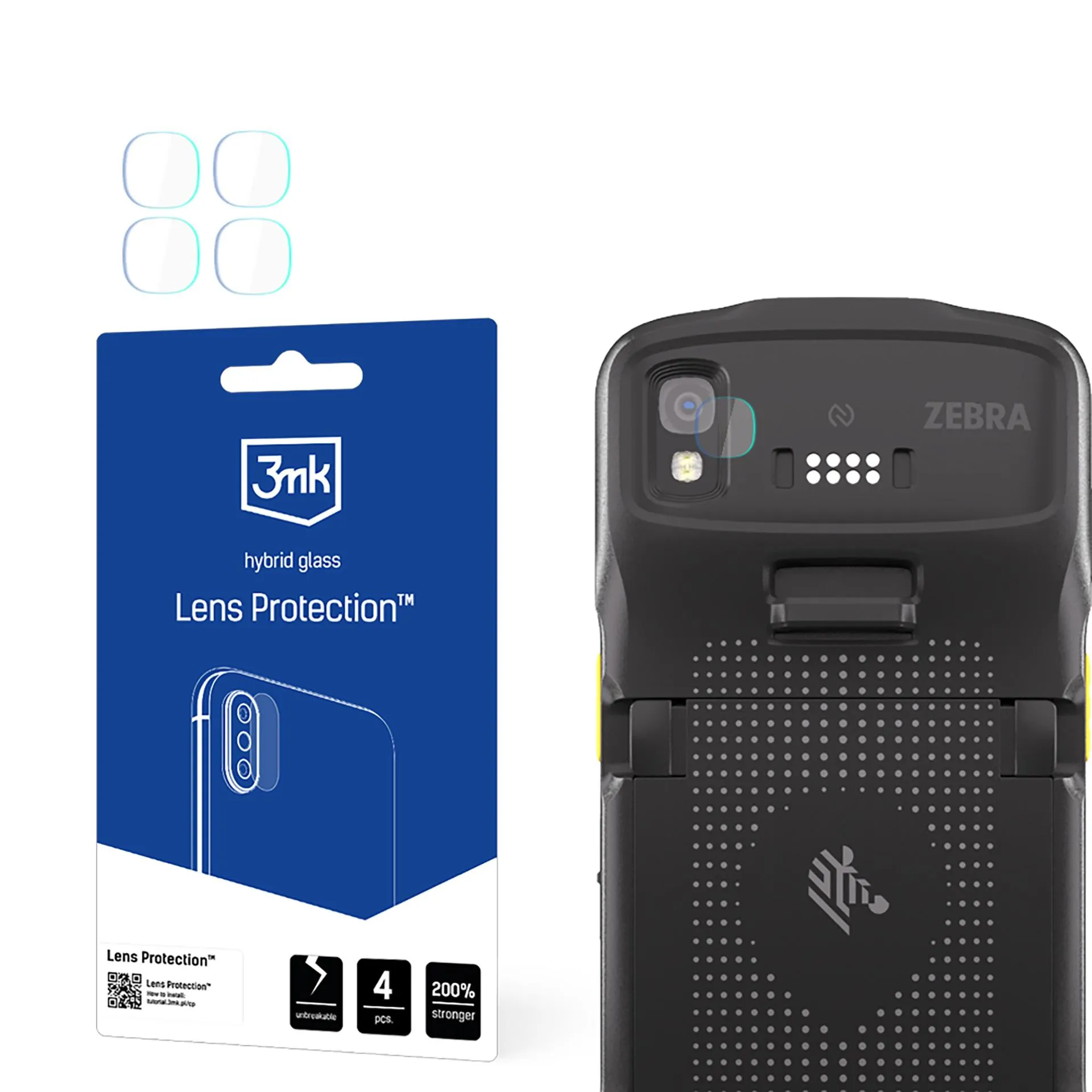 Sklo na objektiv fotoaparátu pro Zebra TC22/TC27 - 3mk Lens Protection